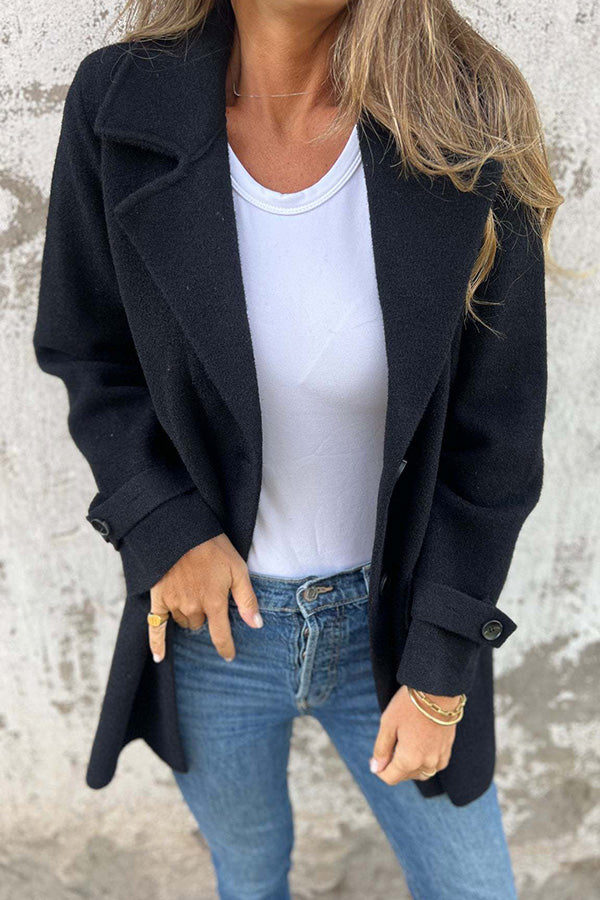 EleganzFit | Damen Tailored Jacke mit Knöpfen