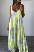 BohoCharme | Luftiges Maxikleid mit floralem Print & Trägern