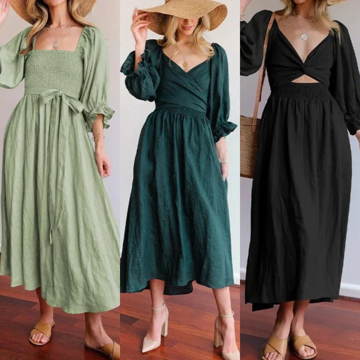 ChicRuffle | Kleid mit Rüschenärmeln