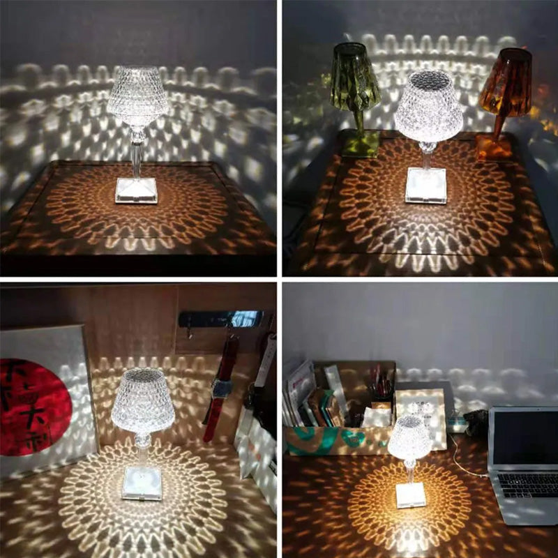 SparkLite – Tischlampe aus Kristall