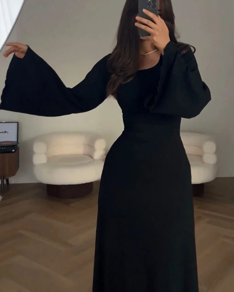 ClassyWrap | Strickkleid mit Krawatte
