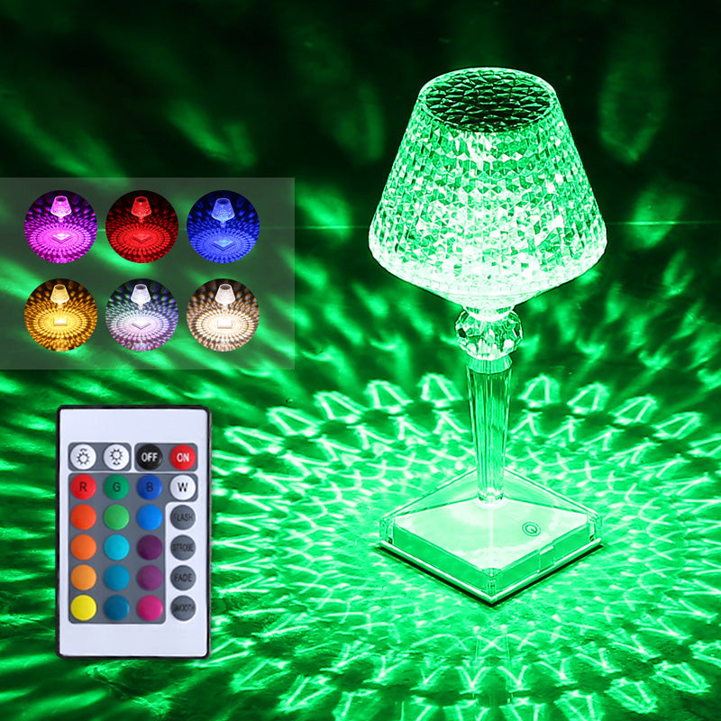 CrystalGlow Tischlampe