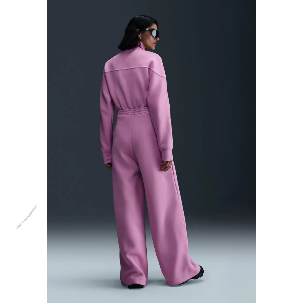 WeicheEleganz | Eleganter Jumpsuit mit Stehkragen & weitem Bein