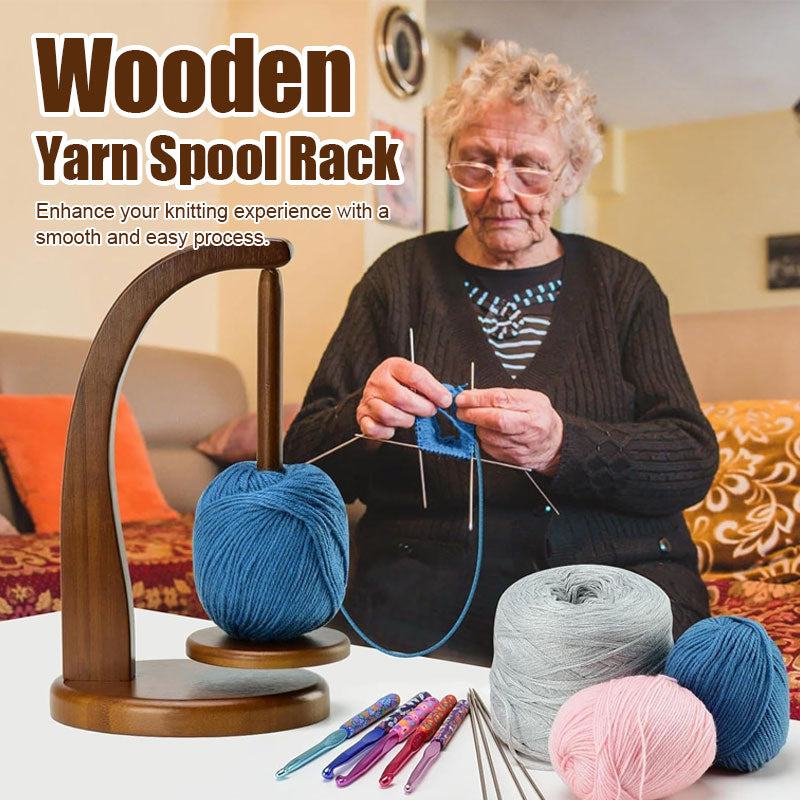 CraftedSpool | Garnspulengestell aus Holz