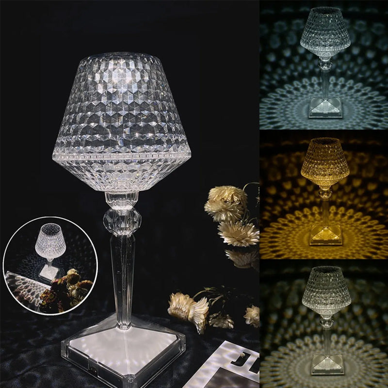 SparkLite – Tischlampe aus Kristall
