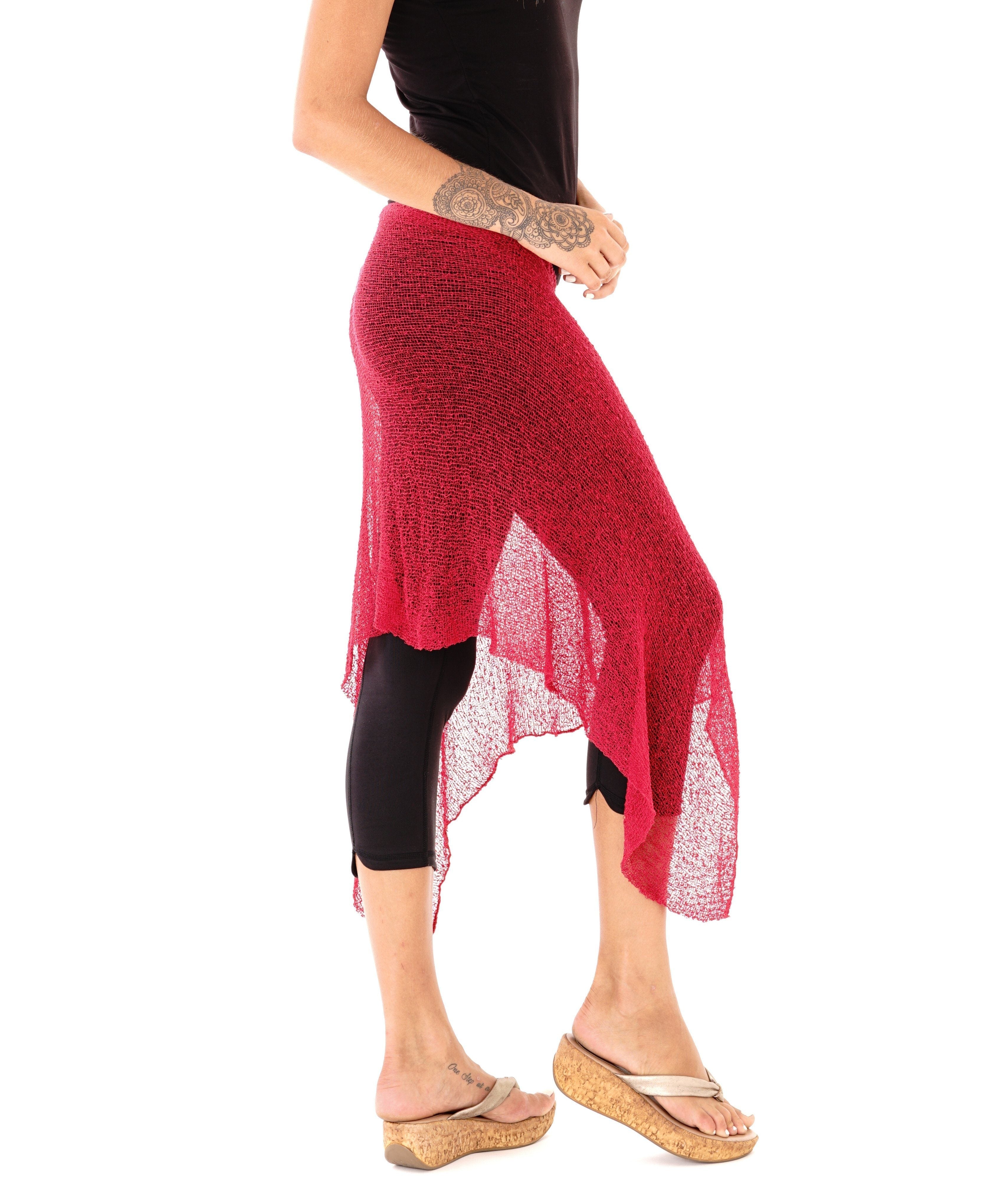 BrisenPoncho | Luftiger Strick-Poncho für den Sommer