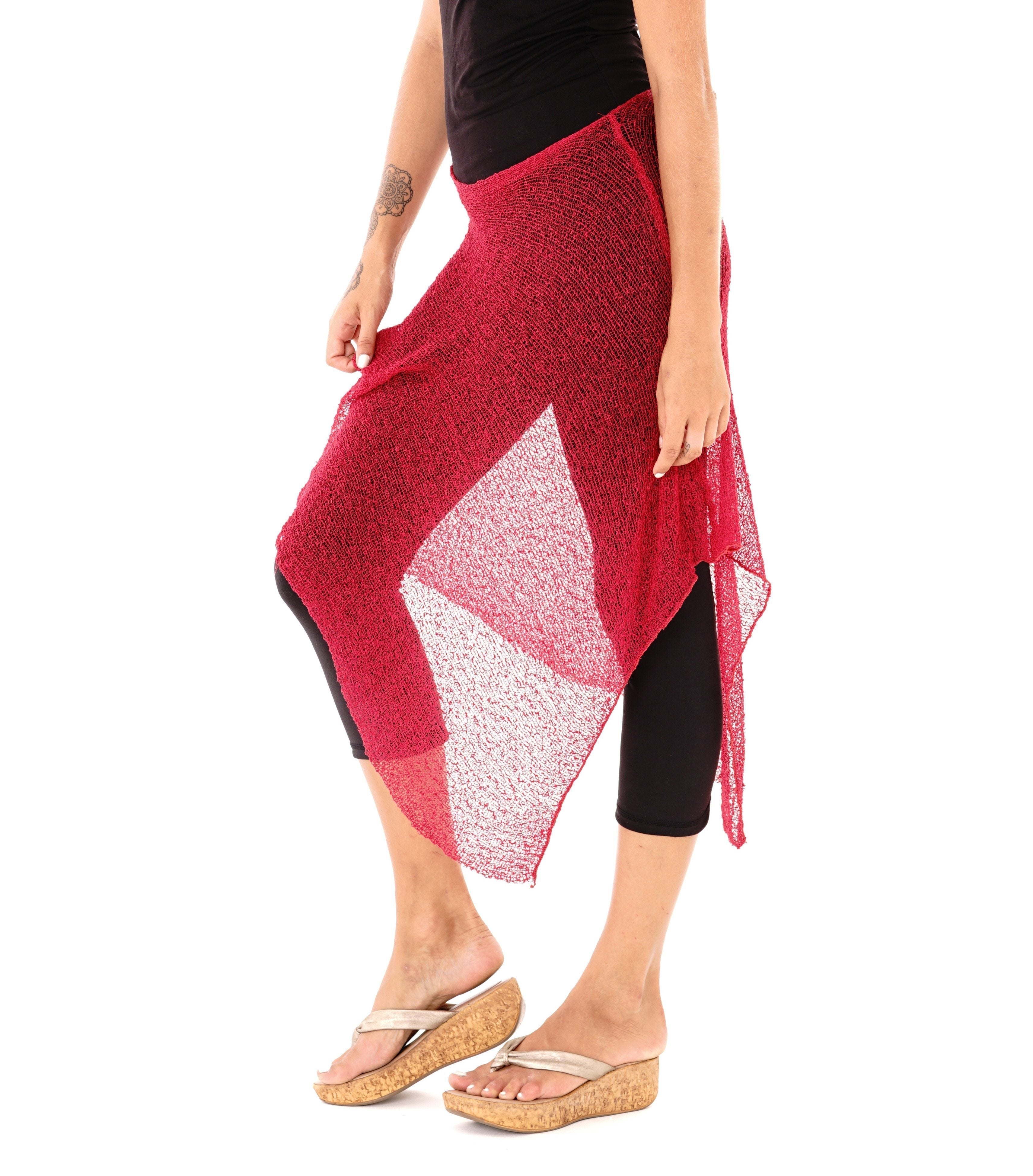 BrisenPoncho | Luftiger Strick-Poncho für den Sommer