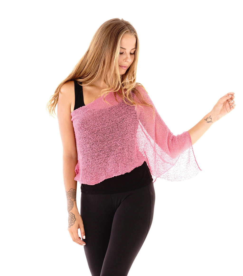 BrisenPoncho | Luftiger Strick-Poncho für den Sommer