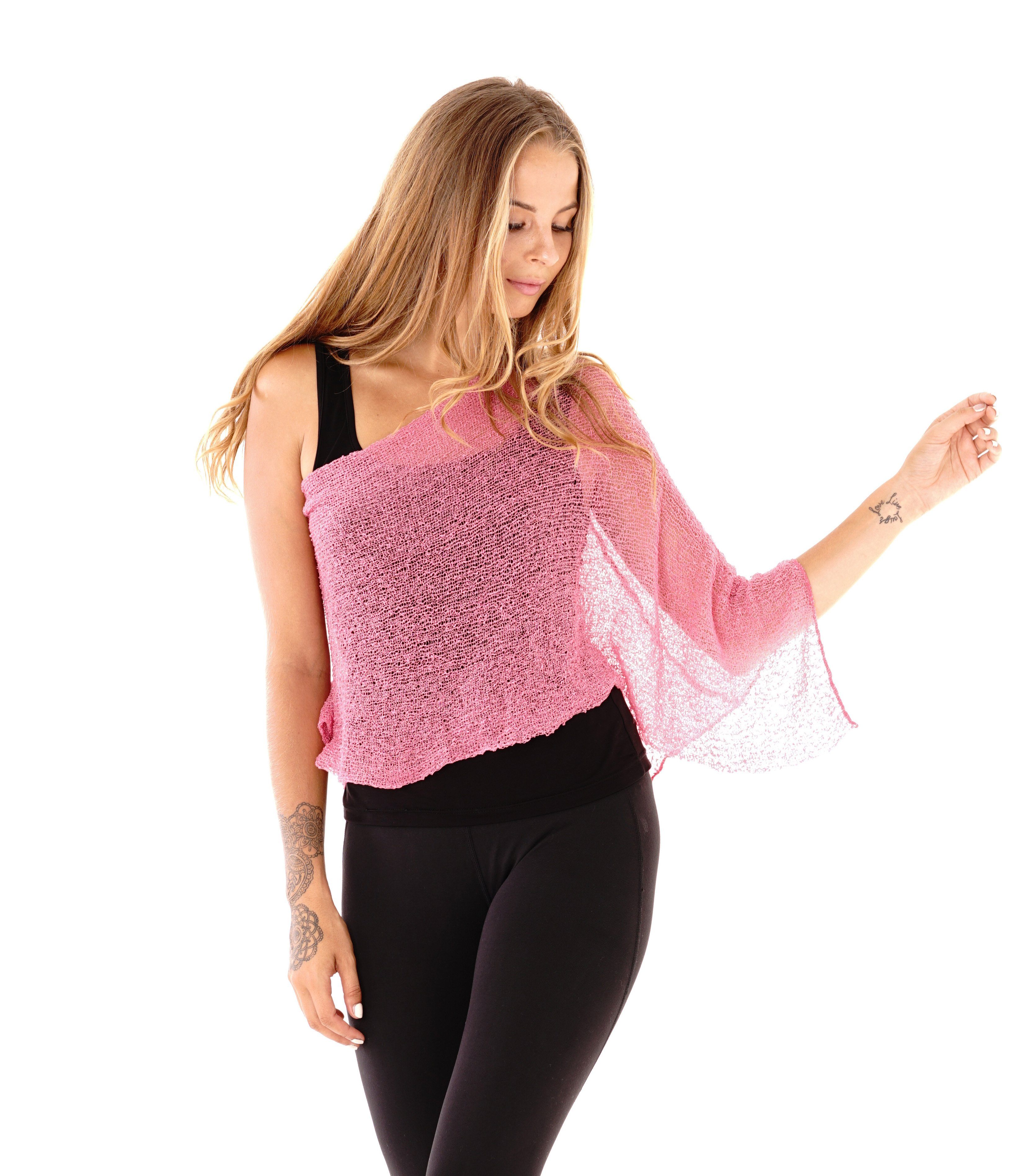 BrisenPoncho | Luftiger Strick-Poncho für den Sommer
