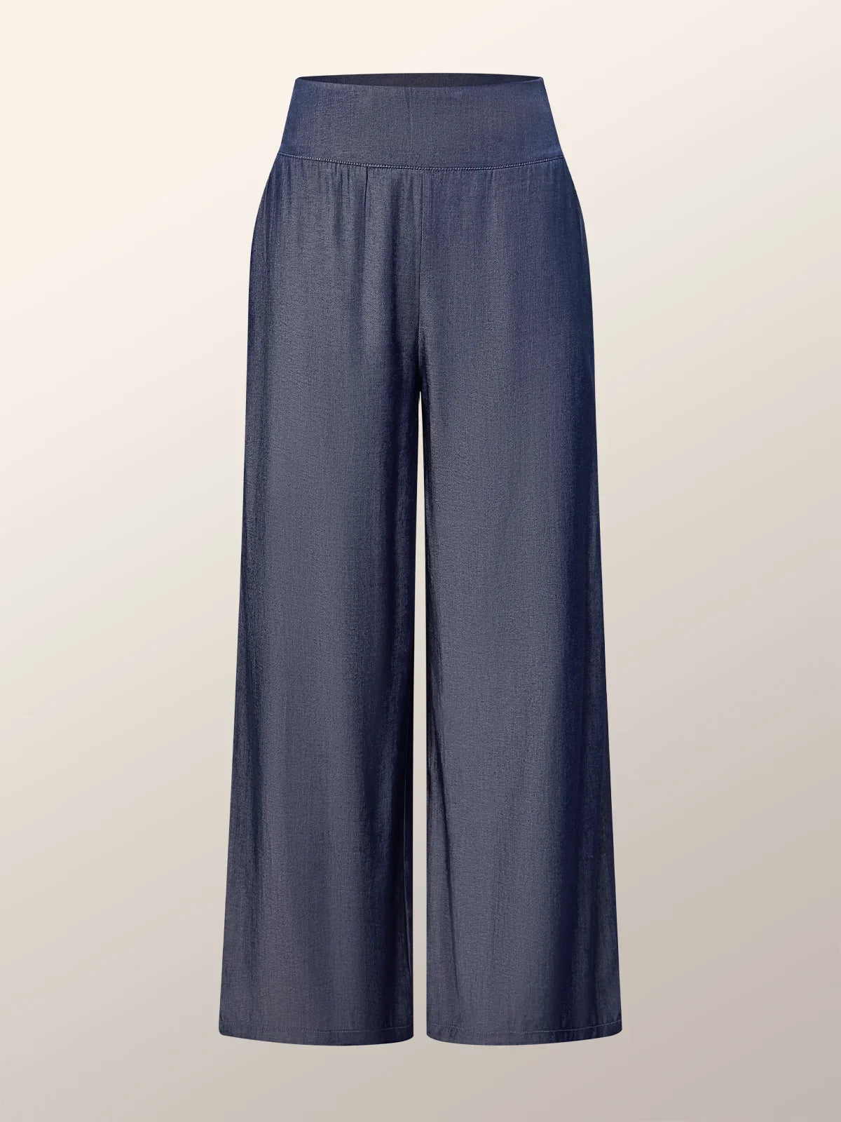 CityEdge | Kragen Denim-Bluse