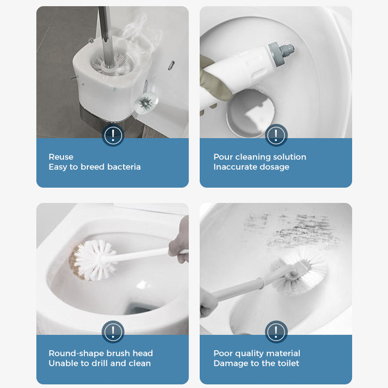 Toilettenreinigungslösung (+6pcs Bürstenkopf Kostenlos)