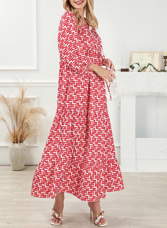 BrisenEleganz | Boho Maxikleid mit Ethno-Print