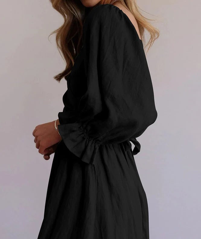 ChicRuffle | Kleid mit Rüschenärmeln