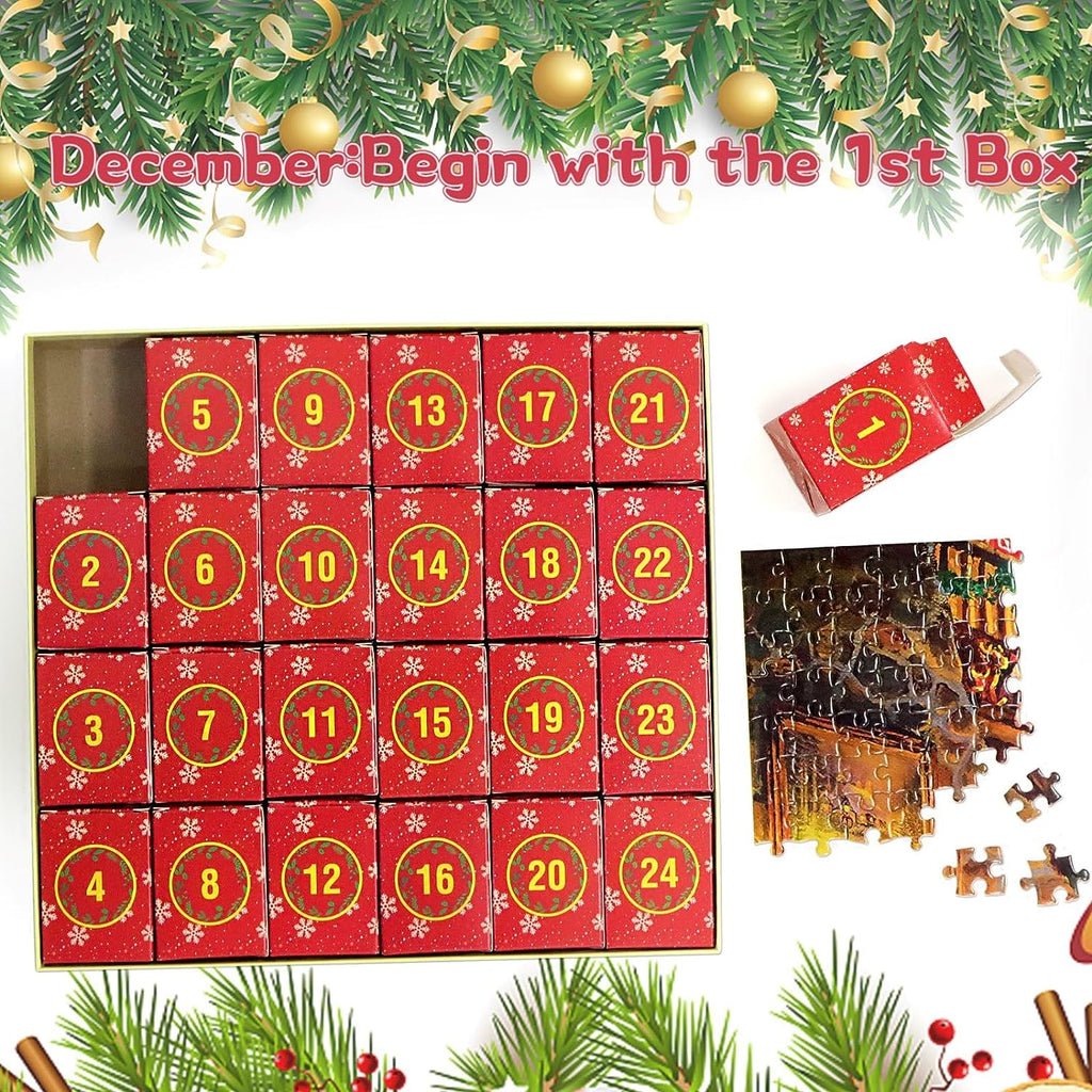 Weihnachtspuzzle Countdown