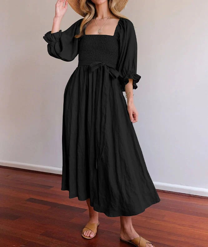 ChicRuffle | Kleid mit Rüschenärmeln