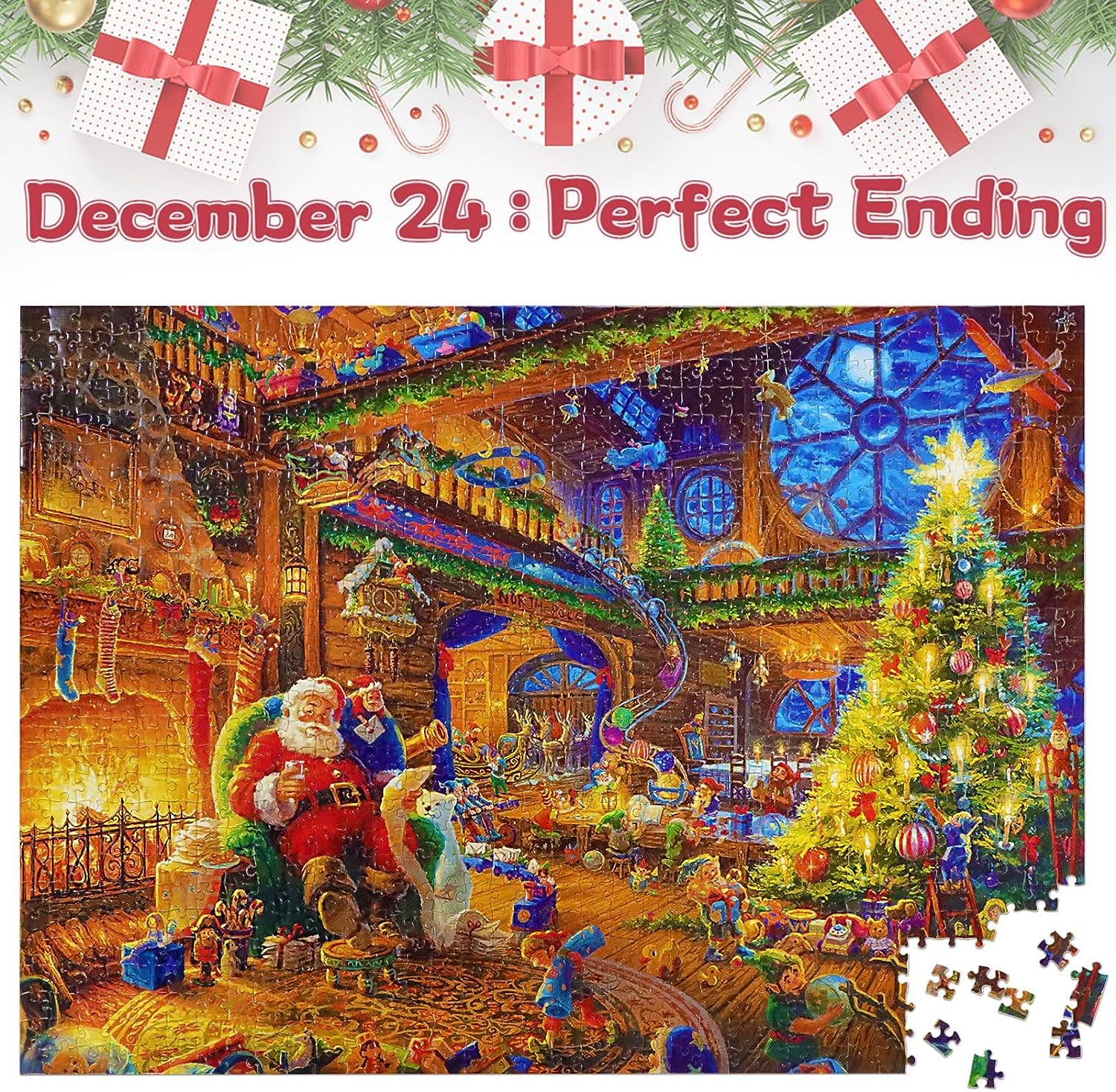 Weihnachtspuzzle Countdown