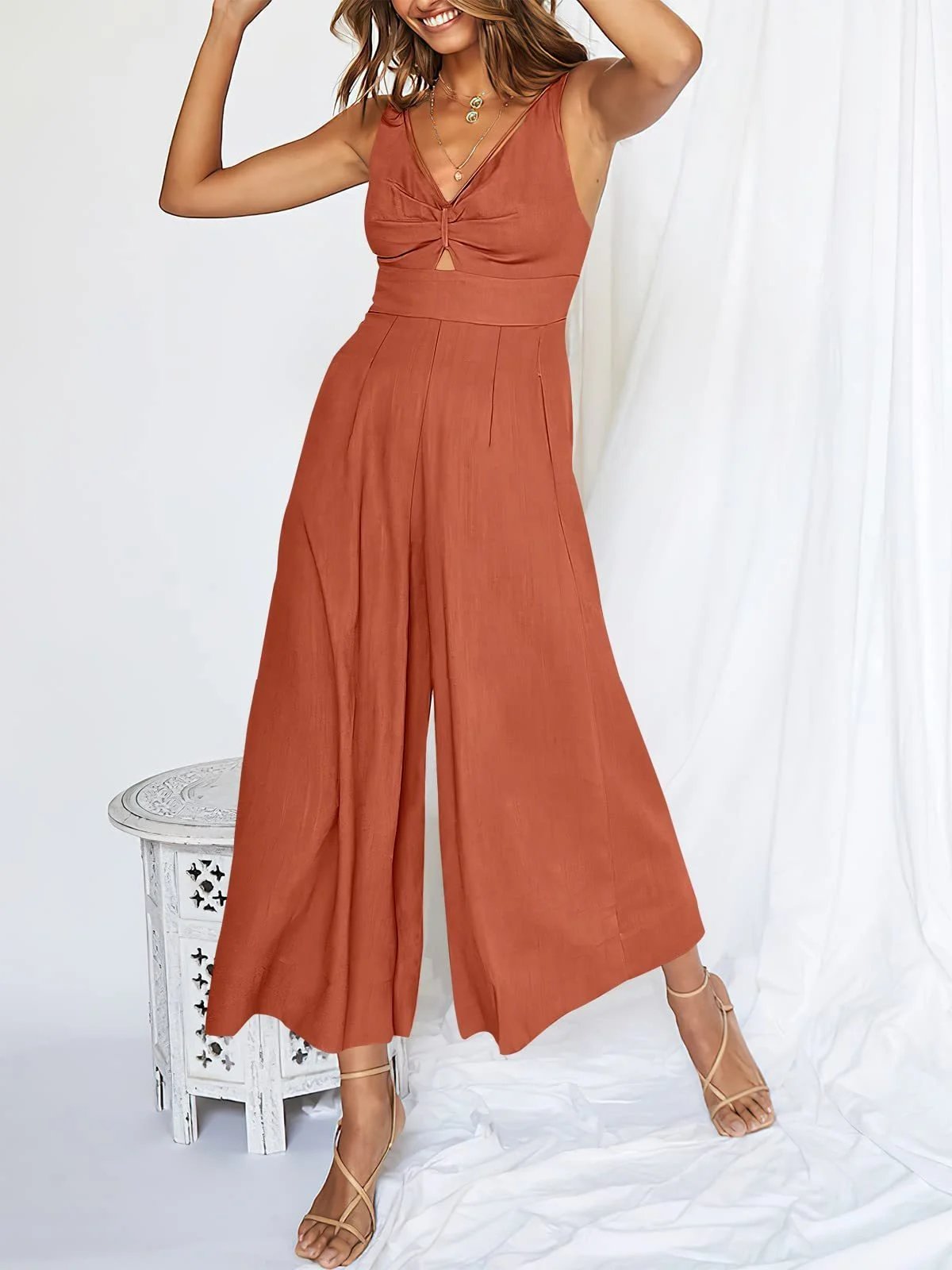 VividVista | Weitbeinige Jumpsuits