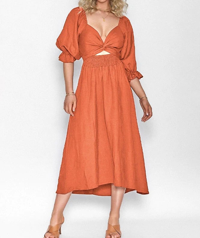 ChicRuffle | Kleid mit Rüschenärmeln