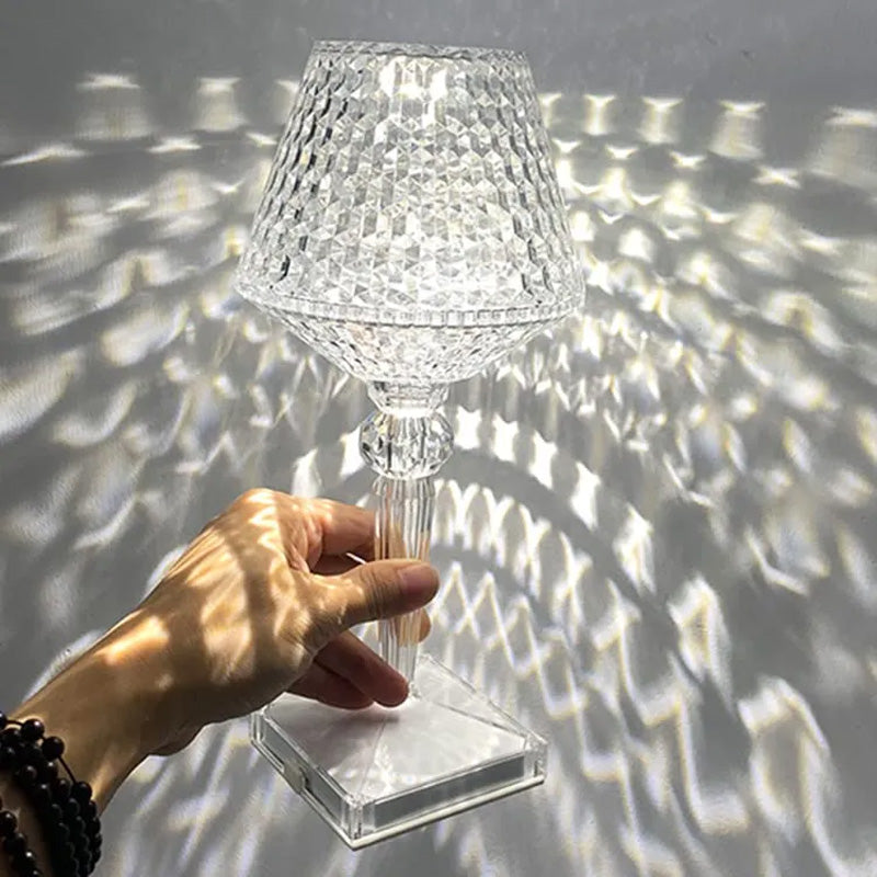 SparkLite – Tischlampe aus Kristall