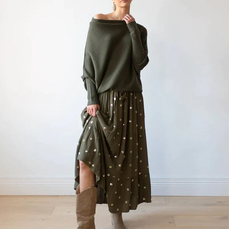 DrapierFit | Asymmetrischer Oversized Pullover