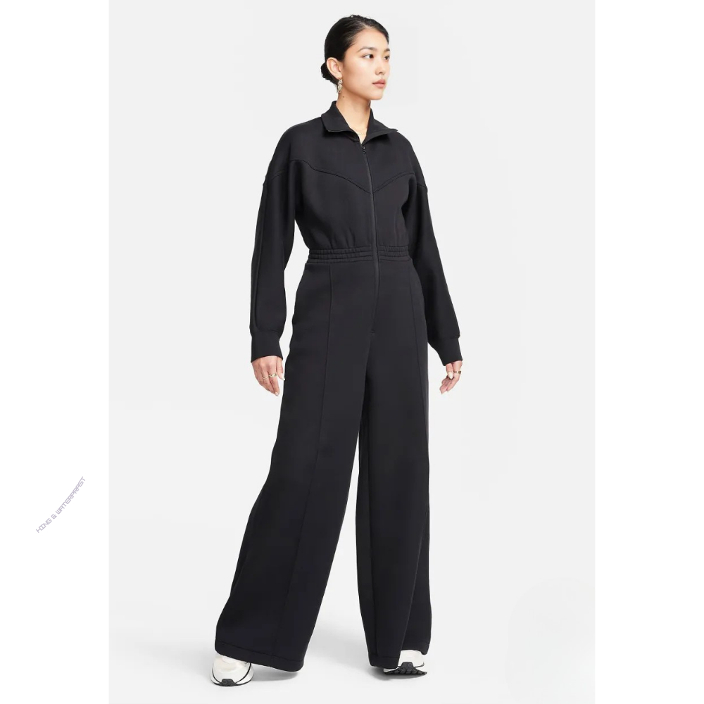 WeicheEleganz | Eleganter Jumpsuit mit Stehkragen & weitem Bein