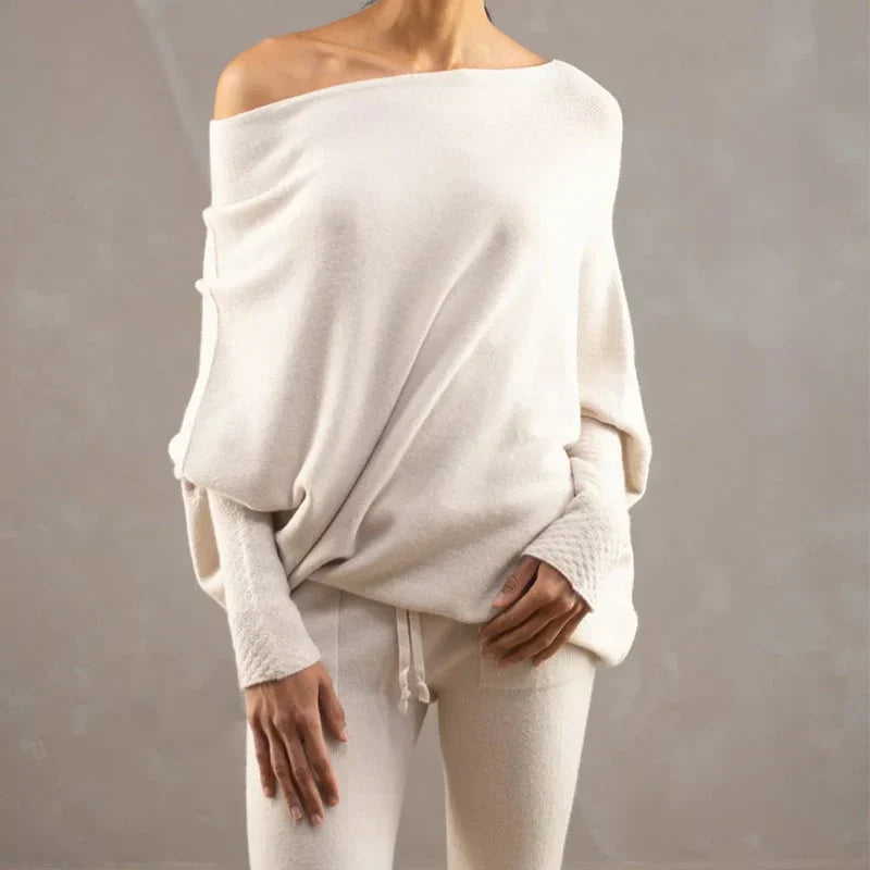 DrapierFit | Asymmetrischer Oversized Pullover
