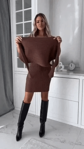 CamiCozy | Pullover und Cami-Kleid Set