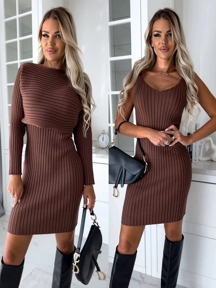 CamiCozy | Pullover und Cami-Kleid Set