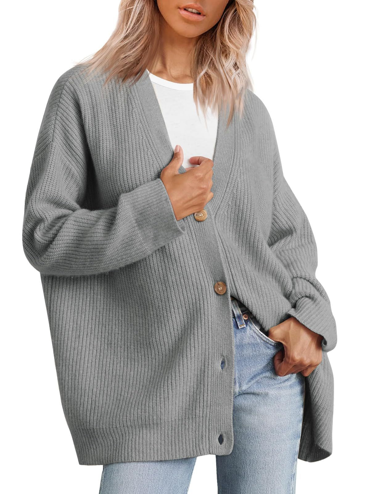 Klassiker Komfort Strickjacke
