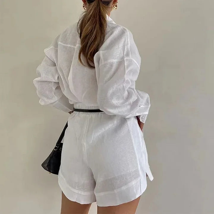 ChicEscape | Lässige Bluse und Shorts im Set