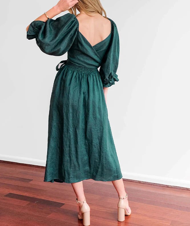 ChicRuffle | Kleid mit Rüschenärmeln