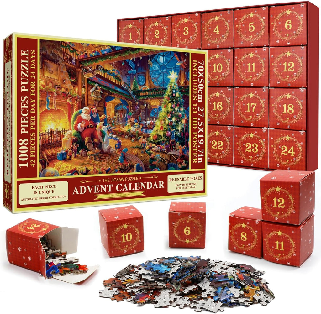Weihnachtspuzzle Countdown
