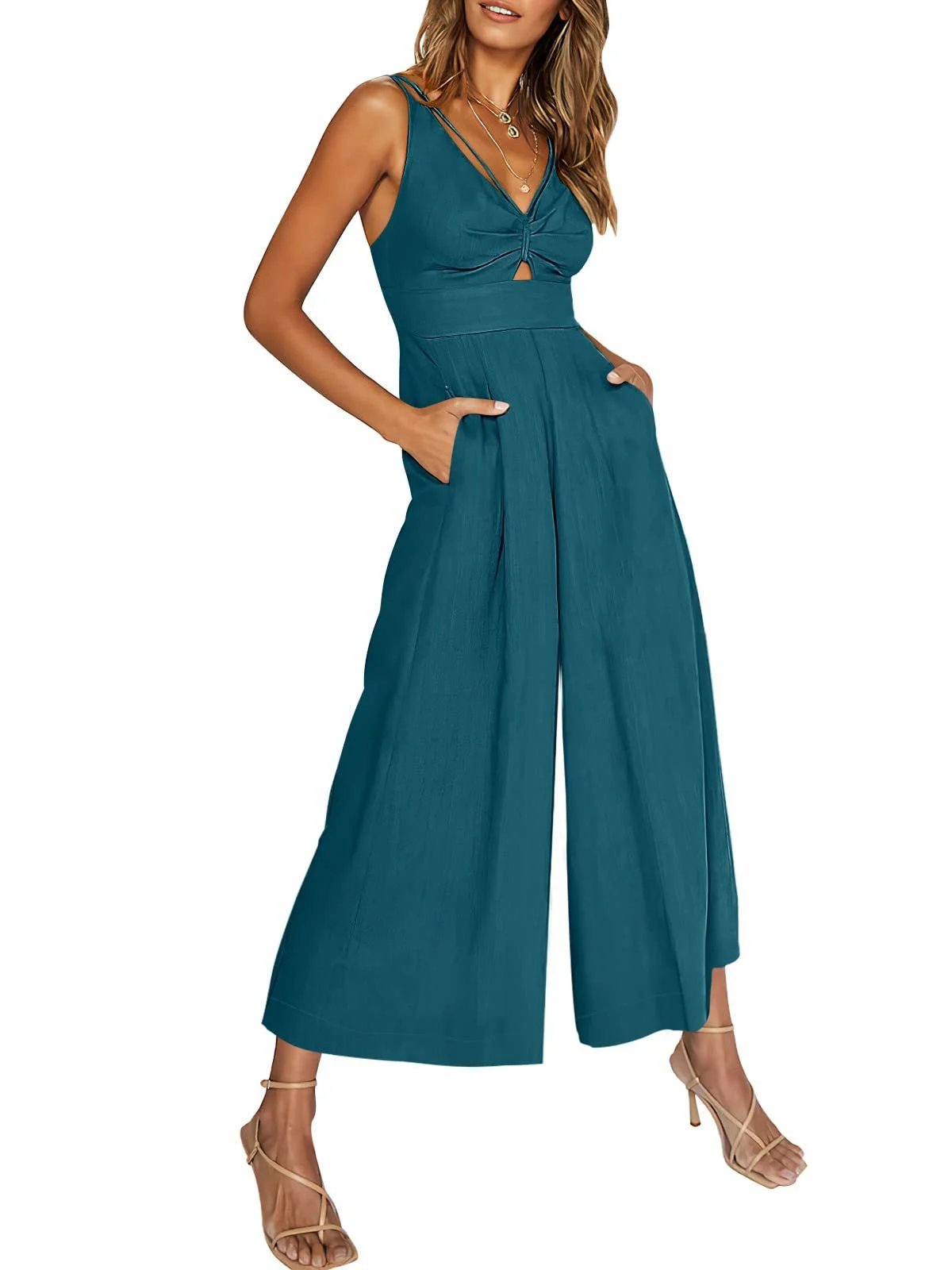 VividVista | Weitbeinige Jumpsuits