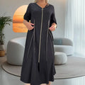 ModeKleid | Stilvolles Kleid mit Reißverschluss und Modernem Schnitt