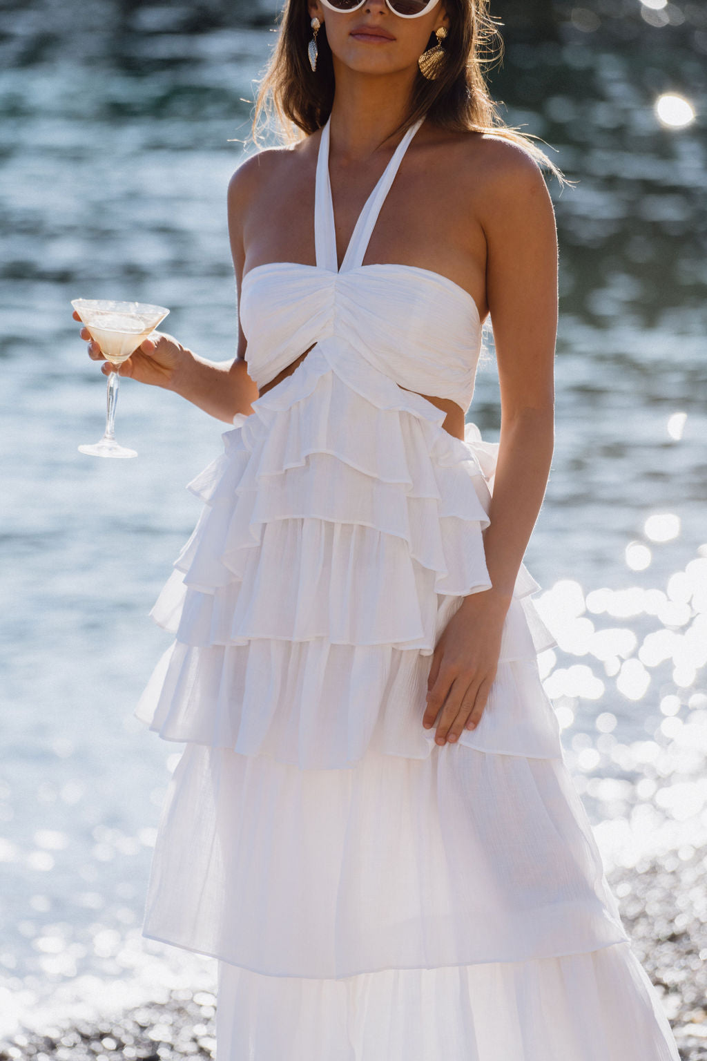 GlanzLux | Luftiges Rüschen-Maxikleid für den Sommer