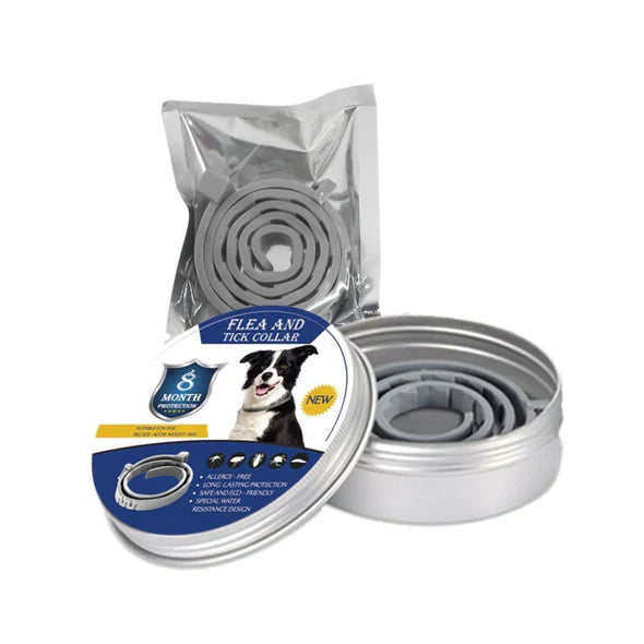 PetGuard Halsband | 8 Monate Schutz vor Flöhen und Zecken für Hunde und Katzen
