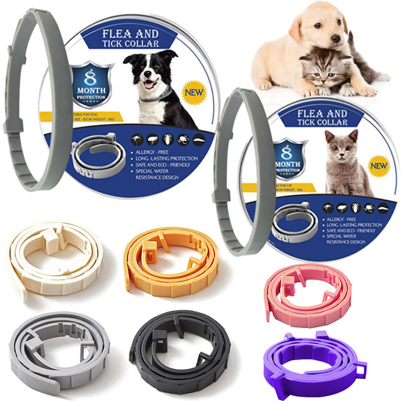PetGuard Halsband | 8 Monate Schutz vor Flöhen und Zecken für Hunde und Katzen