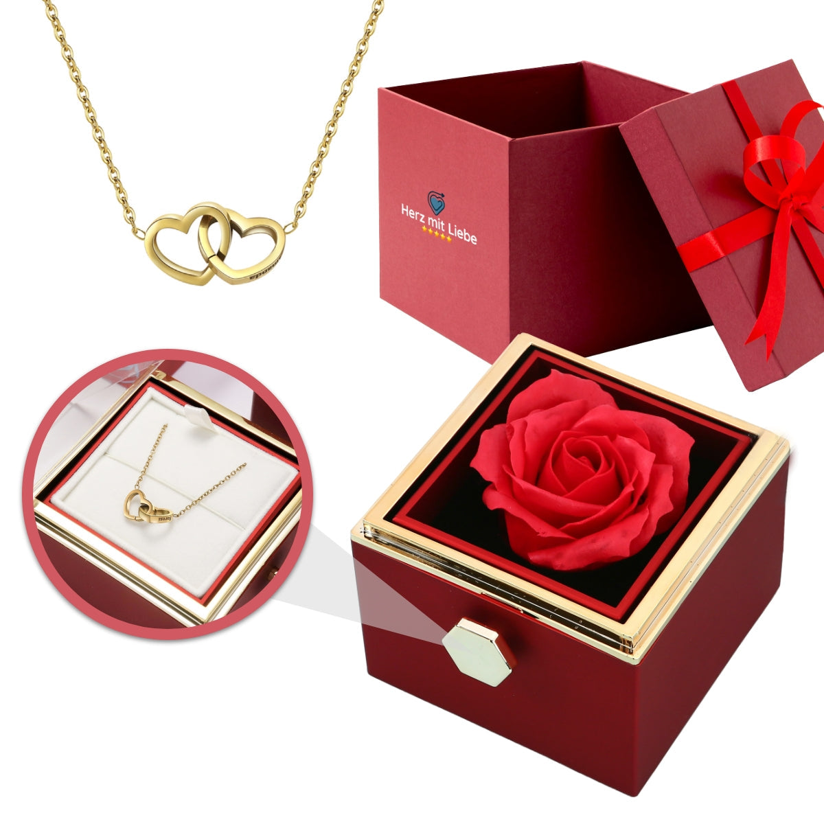 RoséGlow Geschenkbox mit Gravur