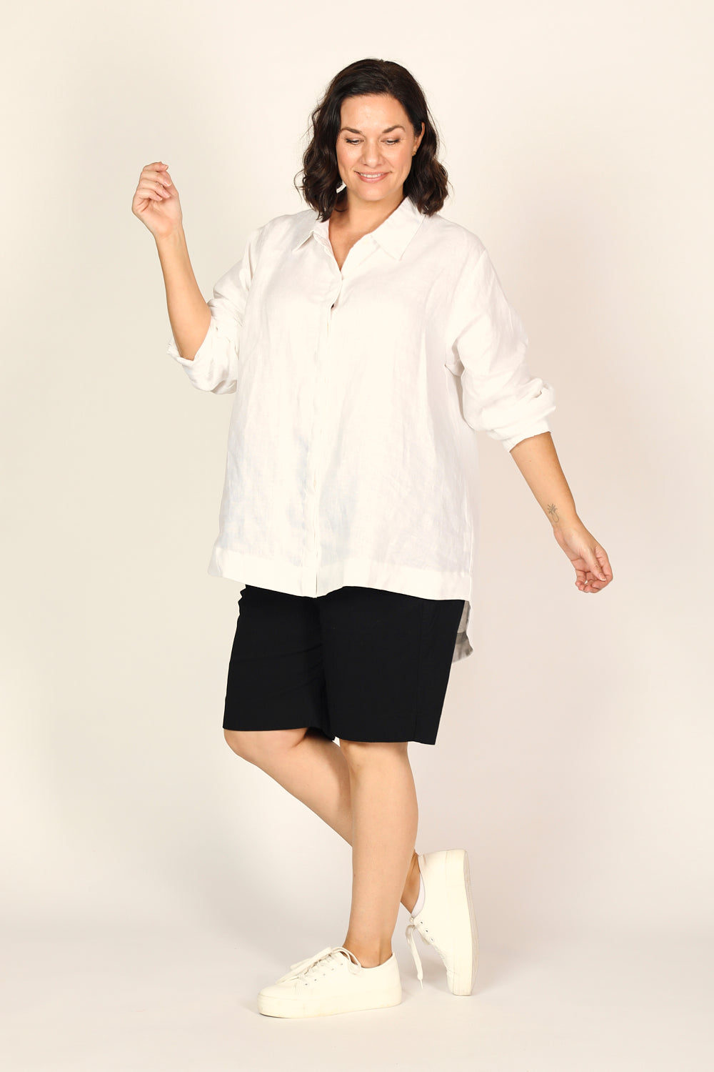 KomfortFit | Bequeme Stretch-Capri-Kurze Hosen mit elastischem Bund