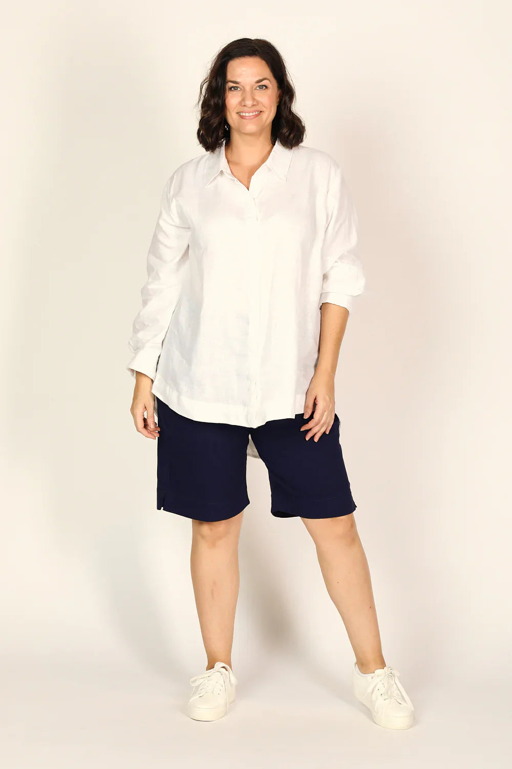 KomfortFit | Bequeme Stretch-Capri-Kurze Hosen mit elastischem Bund