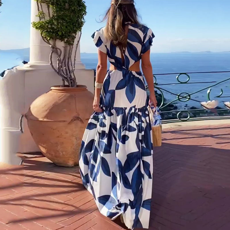 FloralAllure | Langes Blumenkleid