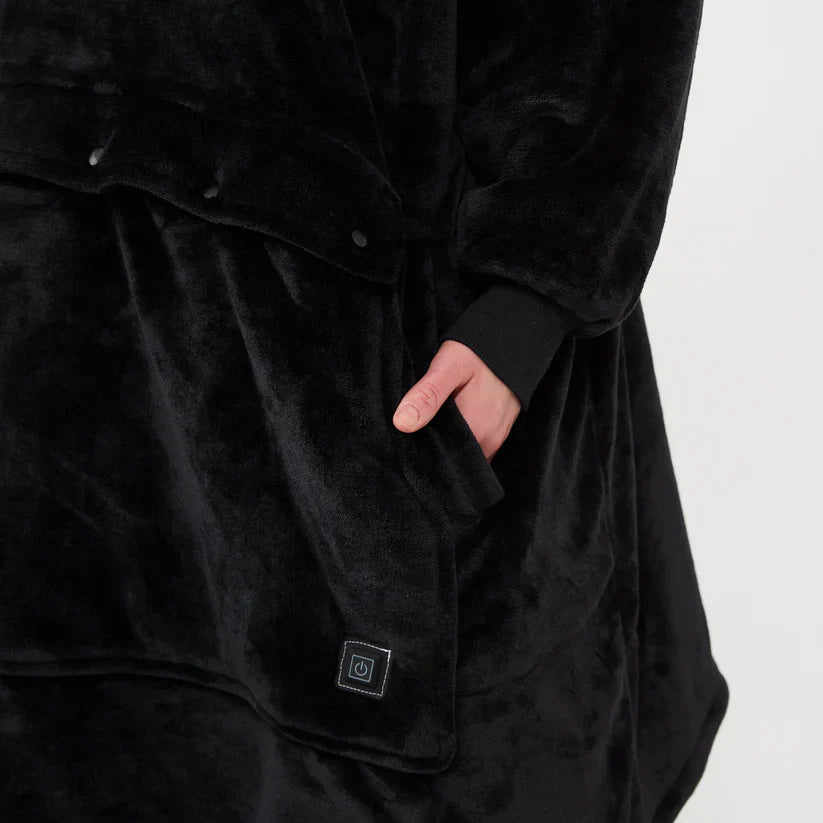 WärmUmarmung | Oversized Sherpa Hoodie mit Großem Taschen