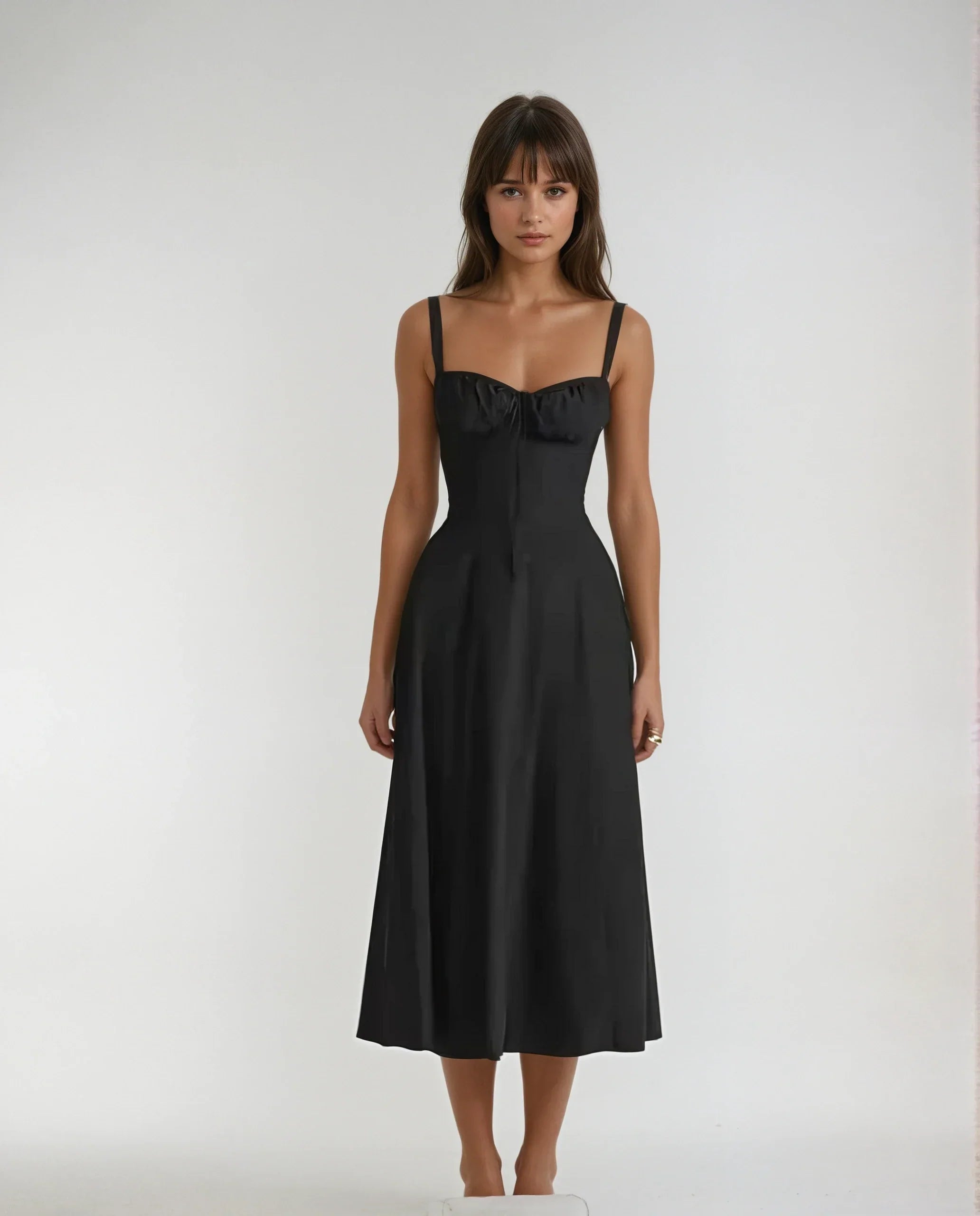 AnmutLux | Elegantes Korsagenkleid mit Figurbetonter Silhouette