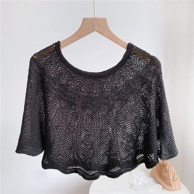 StrickGlanz | Luftiges Strick-Cape für Elegante Outfits
