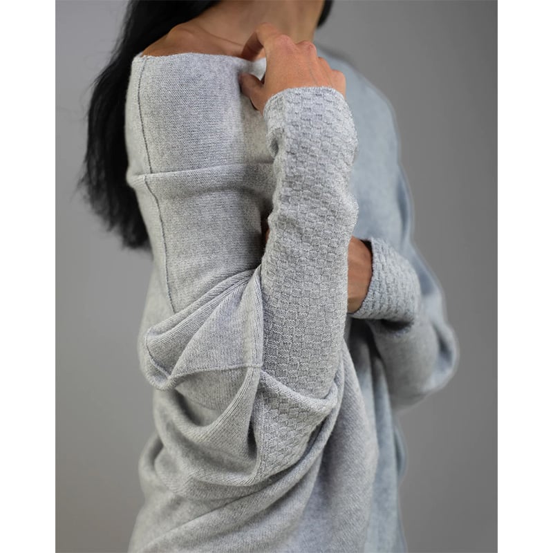DrapierFit | Asymmetrischer Oversized Pullover
