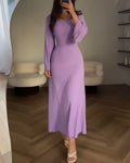ClassyWrap | Strickkleid mit Krawatte