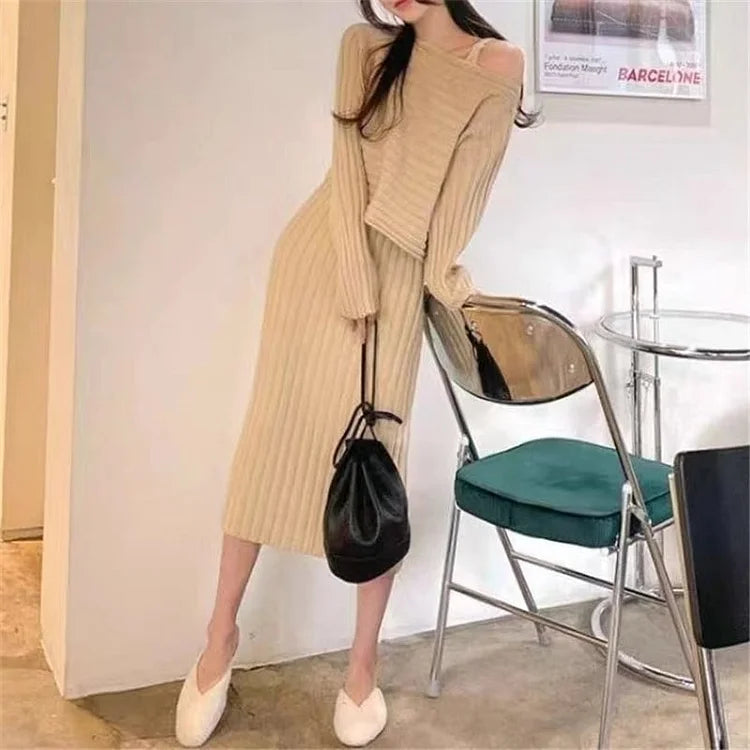 CamiCozy | Pullover und Cami-Kleid Set