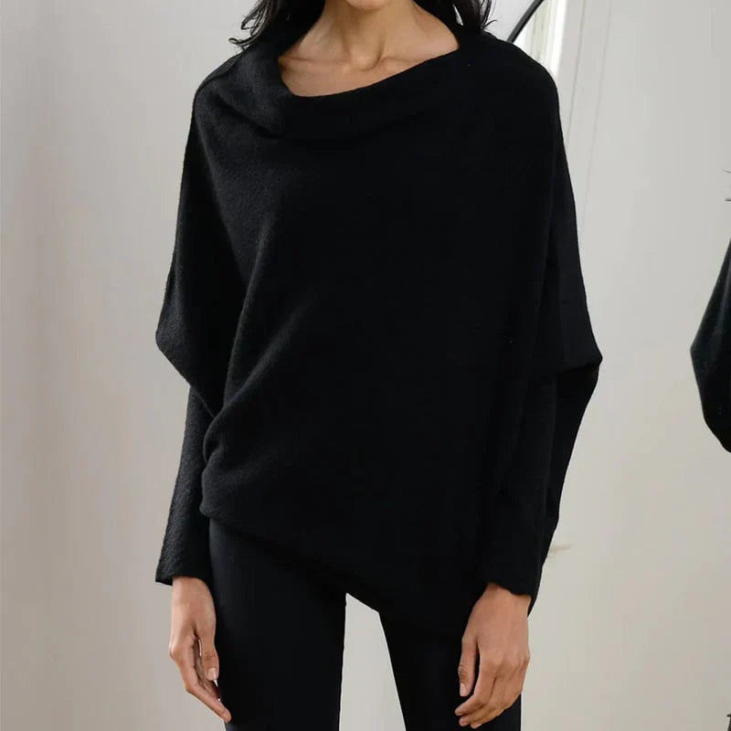 DrapierFit | Asymmetrischer Oversized Pullover