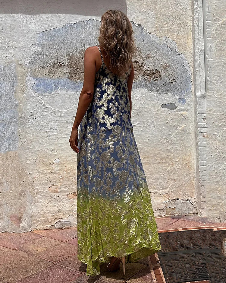 BohoBloom | Bedrucktes Boho-Kleid