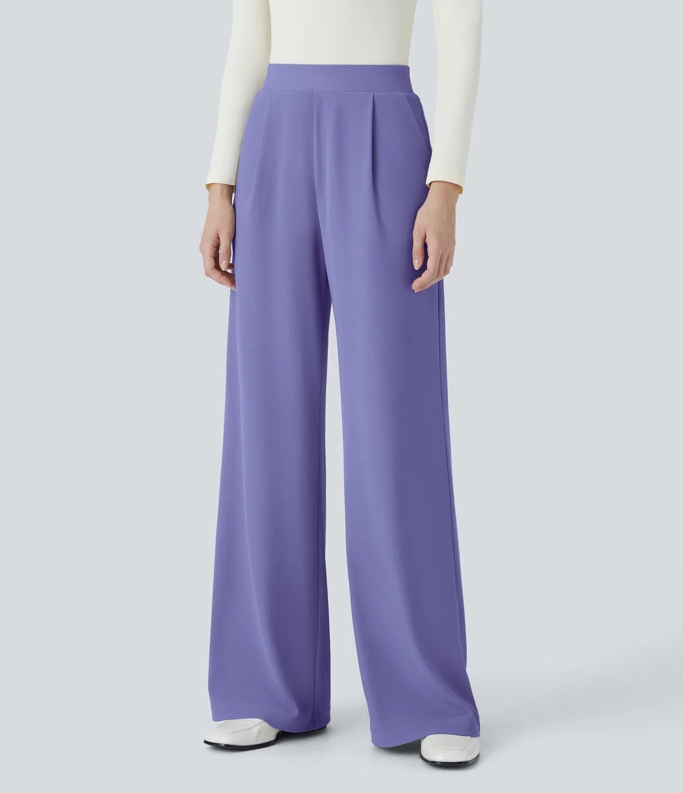 FitSkulpt | High-Waist Work-Hosen mit Seitentaschen